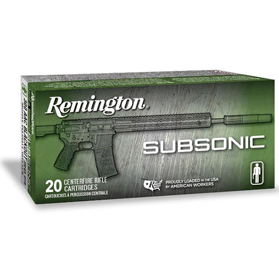 REM SUBSONIC 300BLK 220GR OTFB 20/10 - Ammunition